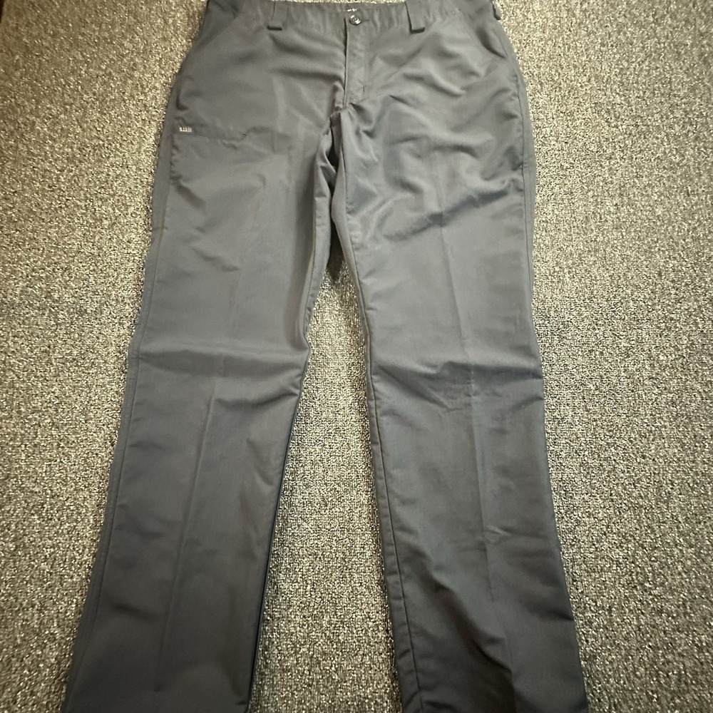 5.11 Tactical Womens Fast-Tac Urban Pants Size 14 Regular Ripstop Navy Blue 0148